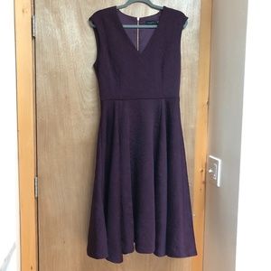 Ted Baker size 4 (US 12) deep purple dress